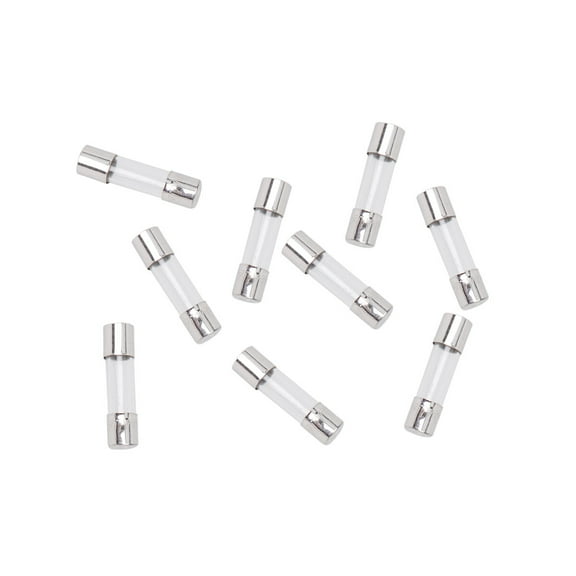 WASHWEPE 150Pcs Glass Tube Fuse Kit Multi Color Car Electric Fuse Set with Clear Carrying Case