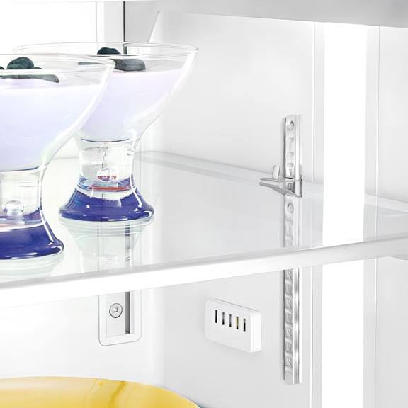 WASHWEPE 16Pcs Metal Shelf Support Bracket 304 Stainless Steel Freezer Shelf Holders Compact Design 1.5X1.1X0.9In