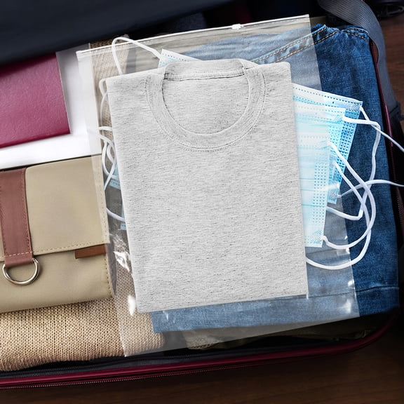 WASHWEPE Travel Storage Bag Zipper Seal Space Saver 16Pcs 20*28in