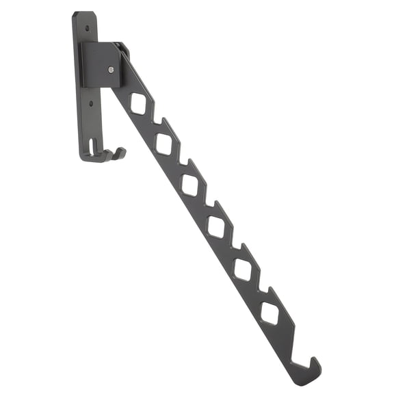 WASHWEPE 1Pack ABS Wall-Mounted Drying Rack for Household Users Clothes Holding and Drying 13.4X5.1X1.1In