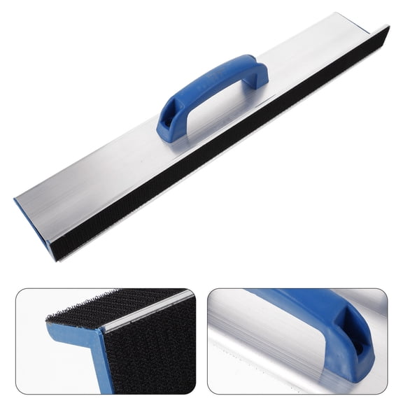 WASHWEPE 1Pack Aluminium Alloy Sandpaper Holder for Diy Enthusiast Hand Sander Tool 50cm x 9cm x 6cm
