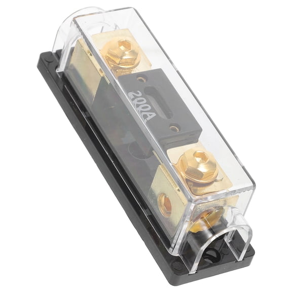 WASHWEPE 1Pack Auto Audio Amp Fuse Block Car Inline Fuse Holder for Car Owners Overload Protection 12.4X3.8X3.8in