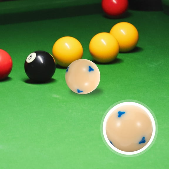 WASHWEPE Billiards Equipment Billiard Ball Resin 1Set 2.16X2.16X2.16In