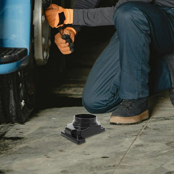 WASHWEPE 1Pack Black ABS Car Supplies Bracket for Air Intake with Optimized Airflow Efficiency