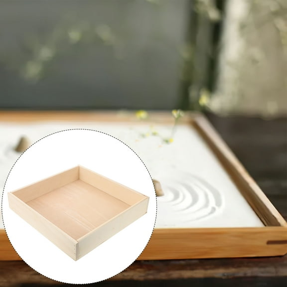 WASHWEPE 1Pack Compact Design Sandbox For Kids Indoor And Outdoor Use 30X30X6In