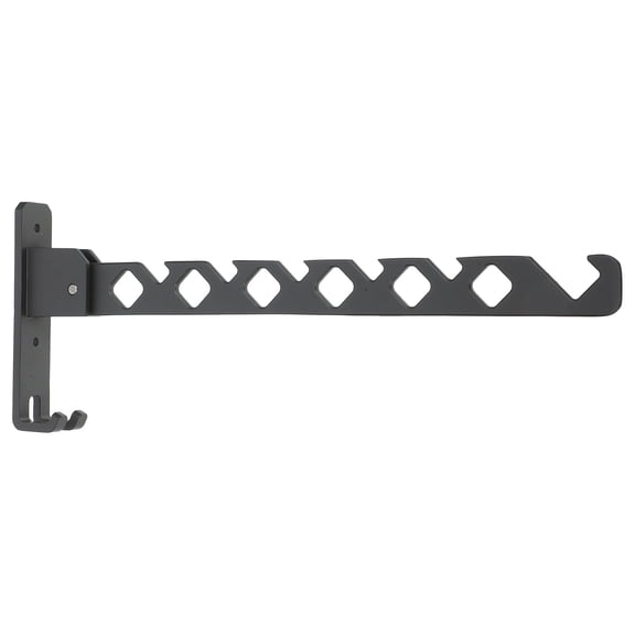 WASHWEPE Laundry Room Drying Rack Metal Clothes Drying Rack Grey Aluminum Alloy 1Pcs