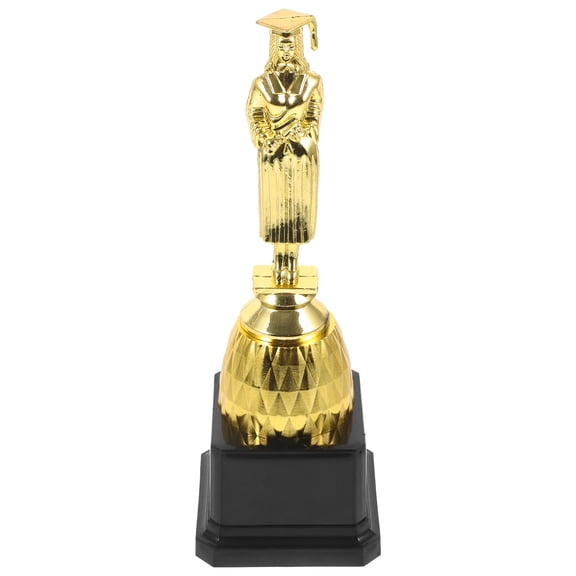 WASHWEPE Graduation Party Prop Doctor Golden Trophy 1Set