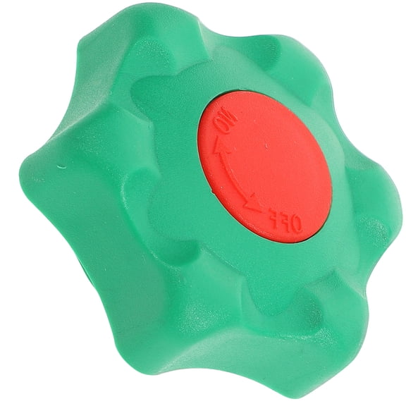 WASHWEPE 1Pack Green ABS Round Valve Handle For Water Pipe Valve Replacement 6.0X6.0X2.0In