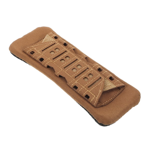 WASHWEPE Breathable Nylon Shoulder Strap Pads for Backpack, Khaki Hiking Comfort Pads for Women, 1 Piece