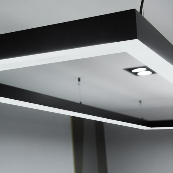 WASHWEPE 1Pack Lampshades For Ceiling Lights With Rectangular Design And Heat Resistant Material White