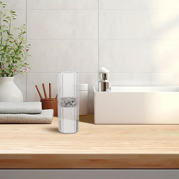 WASHWEPE 1Pack Sleek Design Toothbrush Box Detachable Cup Organizer For Business Travel Essentials