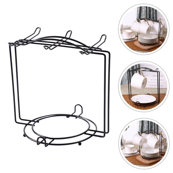 WASHWEPE 1Pack Stable Base Mug Display Stand Countertop Mug Holder for Restaurant