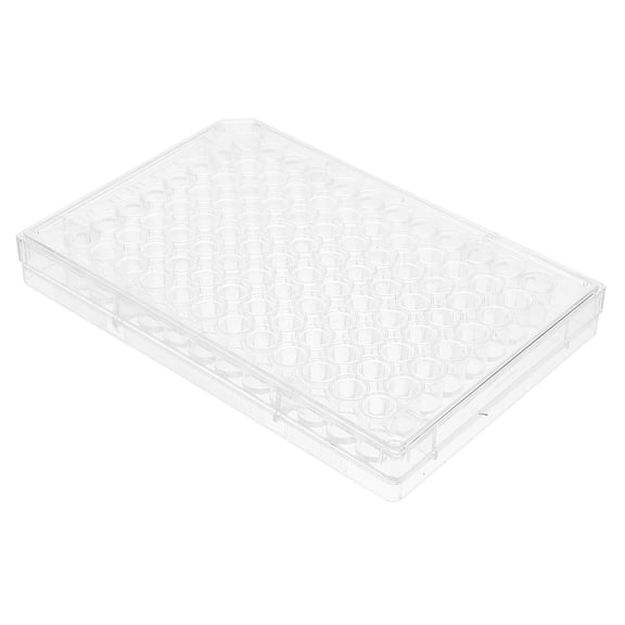 WASHWEPE 1Pack Transparent Tissue Culture Plate 96 Holes for Cell Cultivation