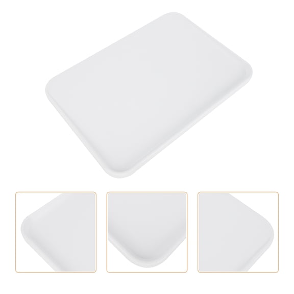 WASHWEPE 1Pc Plastic Chopping Block with Double Sides Slope Design for Meat and Vegetable Separation
