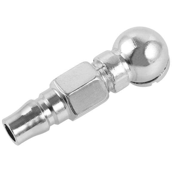 WASHWEPE 1Pcs Durable Construction Tire Inflator Nozzle for Car Air Compressor Parts Fast Inflation 2.55X0.79X0.79in