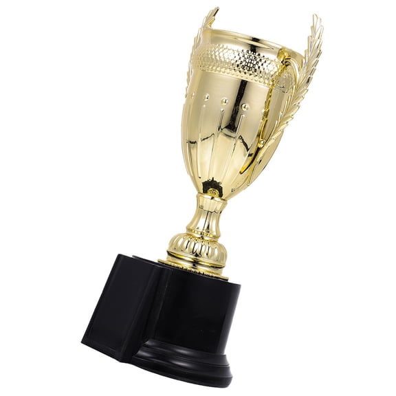 WASHWEPE 1Pcs Golden Trophy for Kids in PVC Material for School Competition and Game Supplies