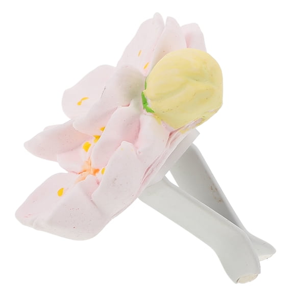WASHWEPE 1Pcs Gypsum Flower Car Vent Clips Aromatherapy Fragrance Diffusion Sleek Minimalist Car Air Conditioning Clip