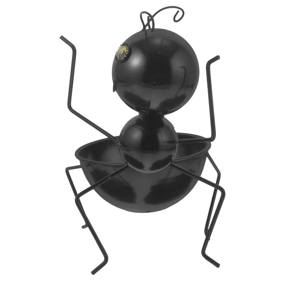 WASHWEPE 1Pcs Iron Ant Shape Animal Succulent Flower Pot For Home Owners Garden Decor 11.02X8.27X5.9In