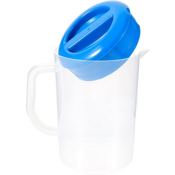 WASHWEPE 1Pcs Large Capacity Water Pitcher Plastic Material Cold And Hot Resistance 19.5x7.1x4.9in