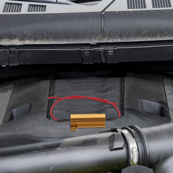 WASHWEPE 1Pcs Led Load Resistors for Stable in Automotive Systems 14.6X0.8X0.6in