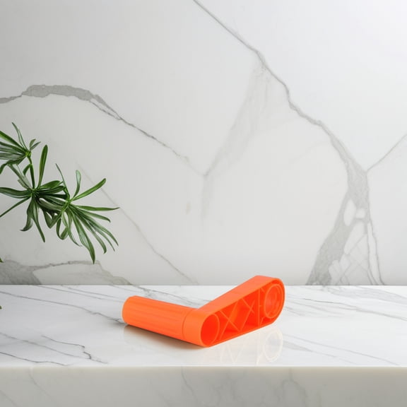 WASHWEPE 1Pcs Orange Plastic Hose Reel Crank Handle for Garden Hose Reels Cart Accessories Winding Use 5.3x3.6x1.6in