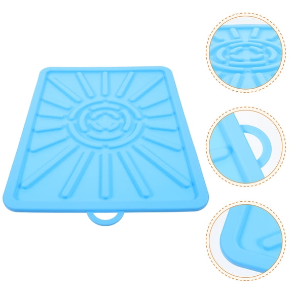 WASHWEPE 1Pcs Silicone Griddle Mat for Grilling Cooking with Grease Prevention and Easy Cleaning Function
