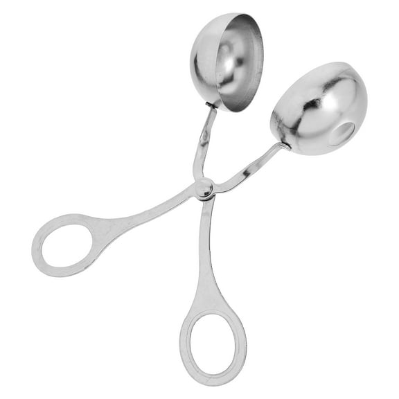 WASHWEPE 1Pcs Silver Meatball Maker For Food Preparation And Cake Ball Maker