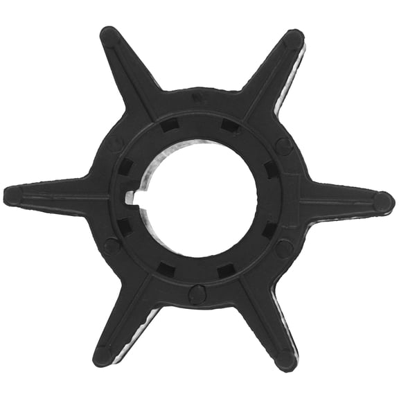 WASHWEPE 1Pcs Utility Pump Impeller for Efficient Water Flow and Engine Cooling in Marine Vessels 2.1X2.1X0.7In