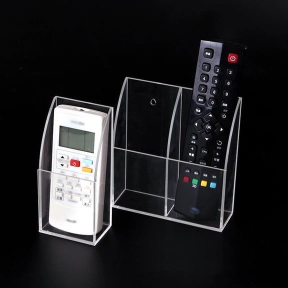 WASHWEPE 1Pcs Wall Mount Phone Holder Clear Acrylic Storage Rack for Home Organization and Families