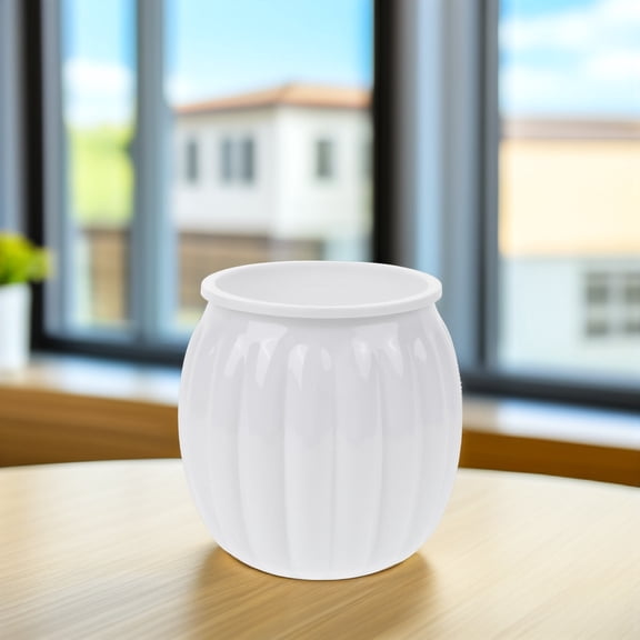 WASHWEPE 1Set Automatic Water Absorbing Flower Pot Resin Simple Look 13.00X13.00X13.00CM