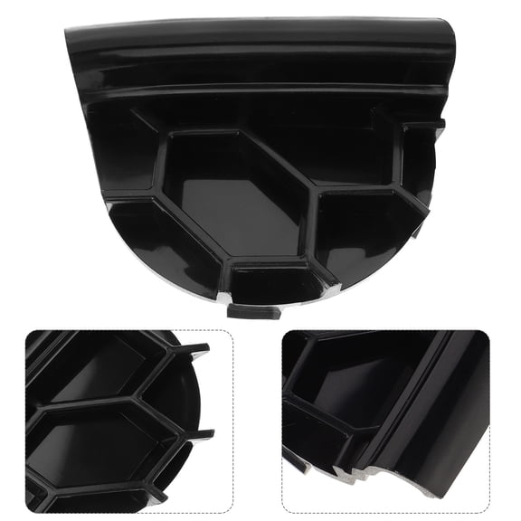 WASHWEPE 1Set Black ABS Trailer Hitch Cover For Protection From External Elements 3.1x2.4x1.0in