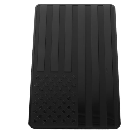 WASHWEPE 1Set Black American Flag Truck Decal Flag Shape Individuality Showcasing Outdoor Use 4.96X2.95X0.06In