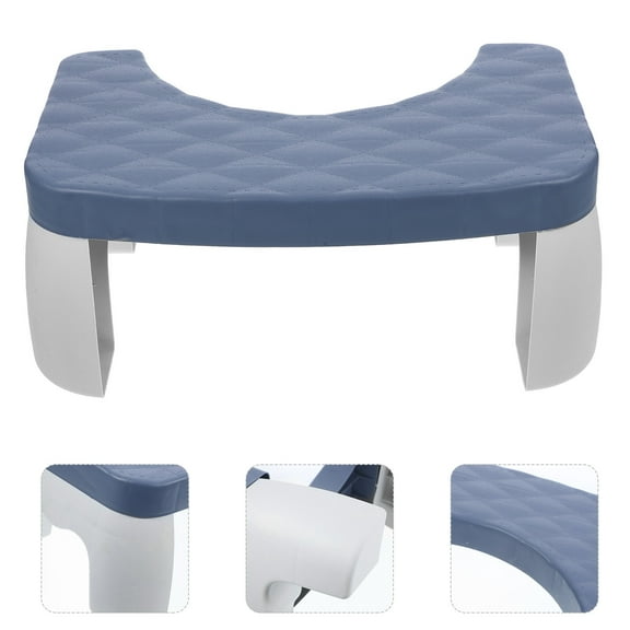 WASHWEPE Cute Step Stool Blue Plastic 1Pcs Simple Appearance for Furniture