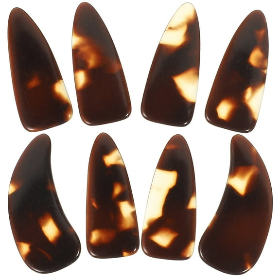 WASHWEPE 1Set Guzheng Practice Nail Picks Oval Shape for Guzheng Playing Accessories and Musicians