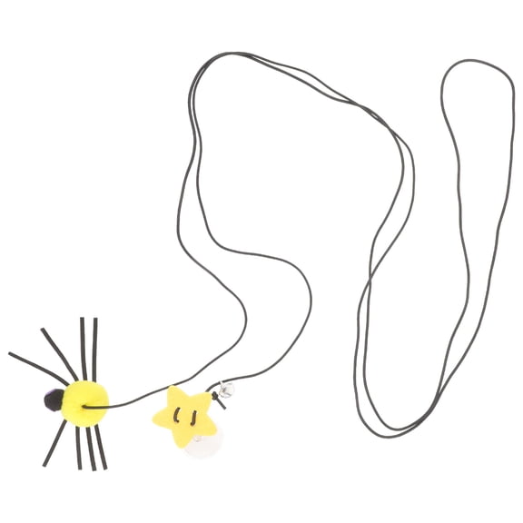 WASHWEPE 1Set Household Kitten Toy Spider Shape Felt Cloth for Interactive Play and Indoor Use