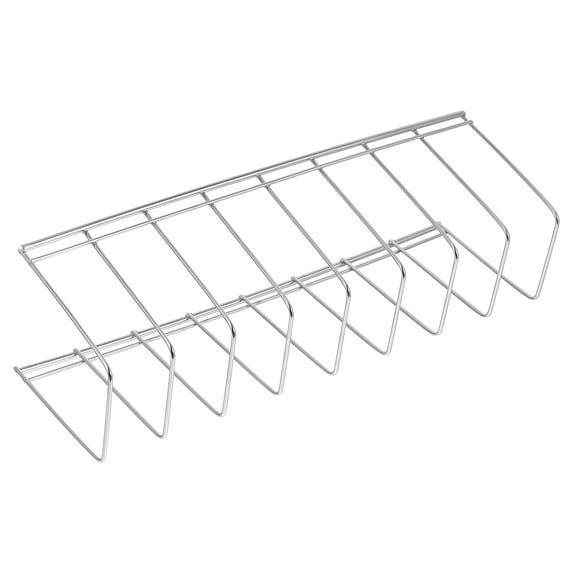 WASHWEPE 1Set Kitchen Drawer Organisers Stainless Steel Pan Organizer Geometric Shape For Homeowners