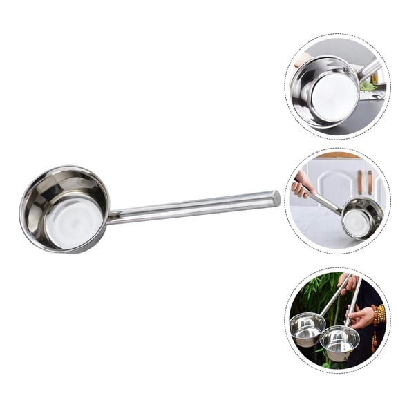 WASHWEPE 1Set Ladle Water Ladle Long Handle For Pouring Soup In Home Use