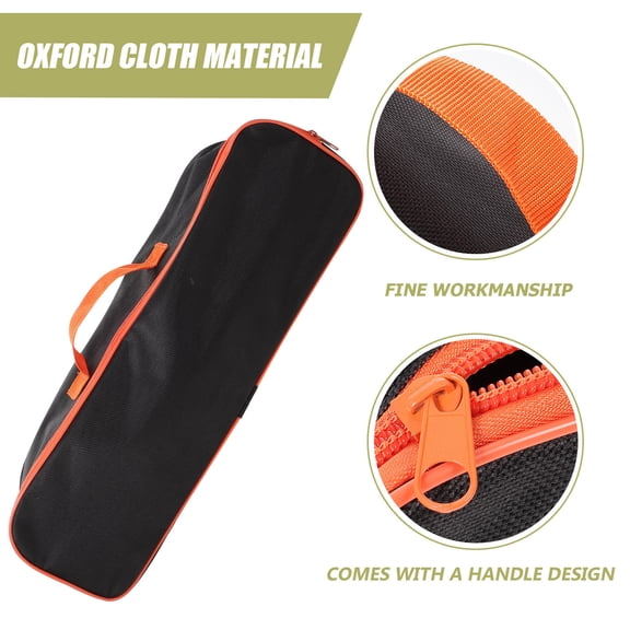 WASHWEPE 1Set Multi Purpose Outdoor Tool Tote Tool Bag 16.5X5.5X4.3In For Portable Use