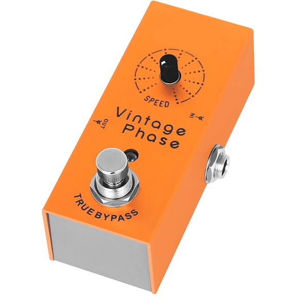 WASHWEPE 1Set Orange Guitar Effect Processor Analog Phase Position Pedal True Bypass Metal Shell