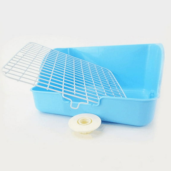 WASHWEPE 1Set Pet Toilet for Small Pets with Litter Training and Durable PP Material in Garden