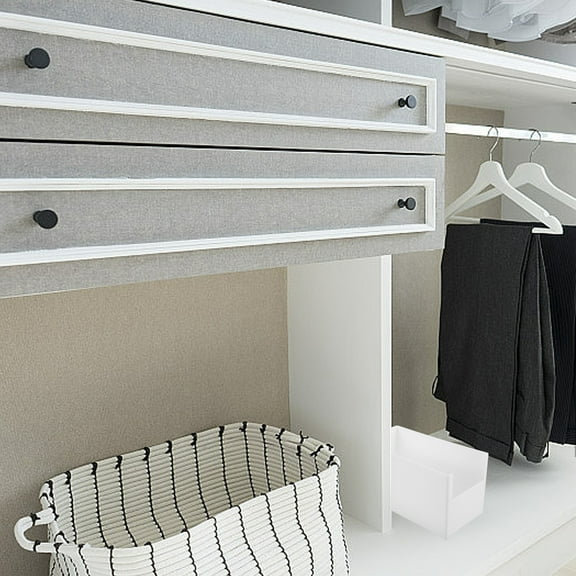 WASHWEPE 1Set Plastic Rectangular Pull Out Drawer for Kitchen Cabinet Space Saving 11.0x5.9x5.5in