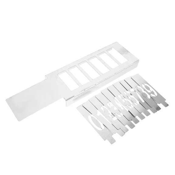 WASHWEPE Durable Iron Number Templates for Creative DIY Spray Painting