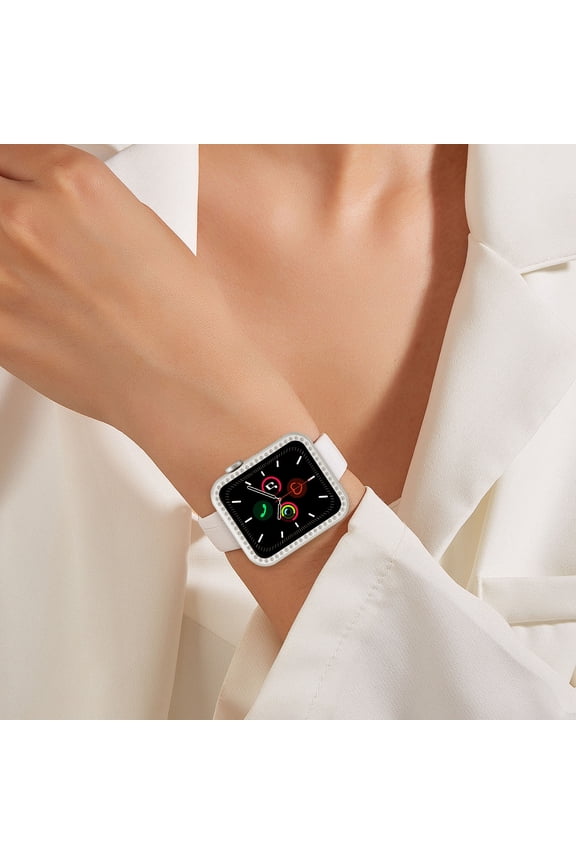 1Set Silver Dust Protection SmartWatch Case for Bumper Protector for Smart