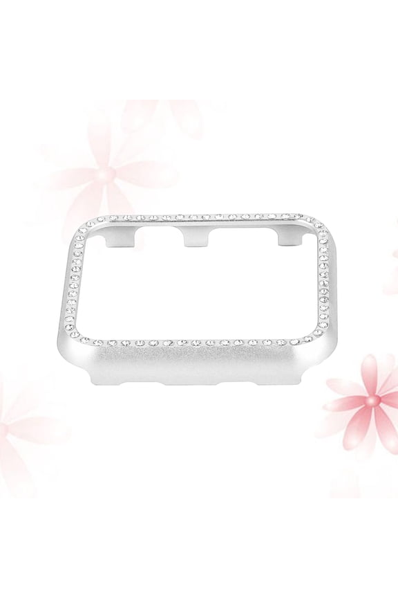 1Set Silver Dust Protection SmartWatch Face Case for Series 3 Mobile Phone Screen Protectors