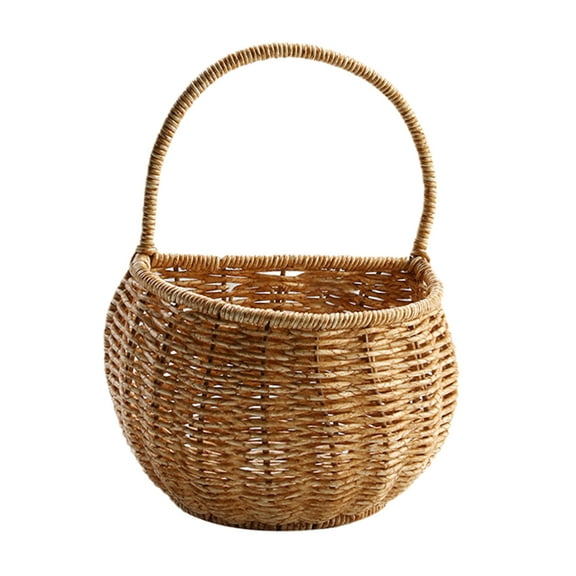 WASHWEPE 1Set Small Basket For Wall Egg Holders Plastic Material Countryside Style Kitchen Organization Storage