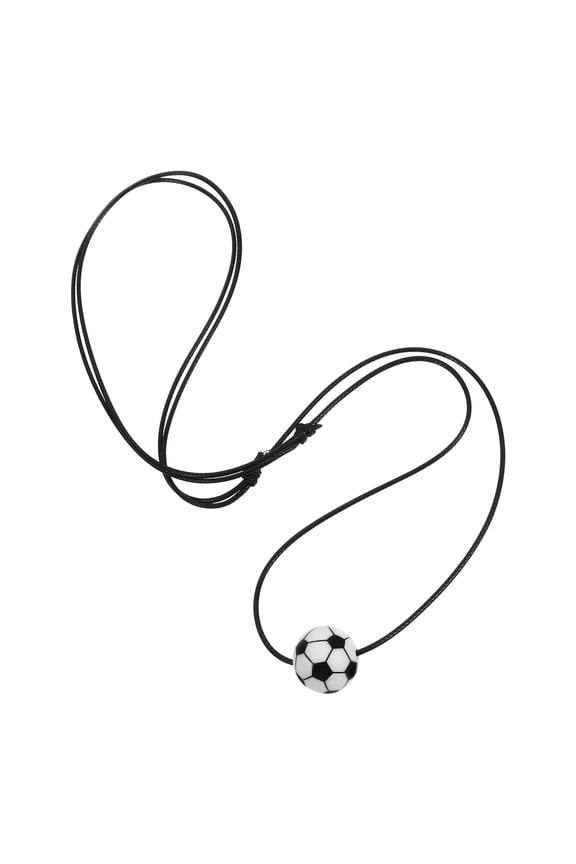 1Set Sports Ball Necklace Multi Color Wax Rope Silicone Sport Jewelry for Any Occasion