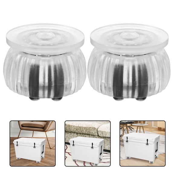 WASHWEPE 1Set Swivel Caster Wheel Glides for Furniture with Silent Movement and Easy Installation