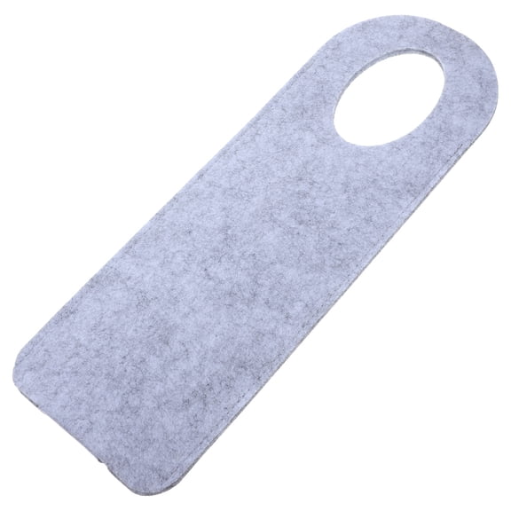 WASHWEPE 1Set Wine present Bag Rectangular Felt Cloth Christmas Storage Organizer For Friends And Family