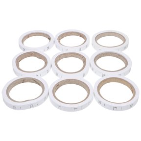 WASHWEPE White Size Label Paper Tags for Clothing, Sew- Garment Size Markers for Apparel Identification
