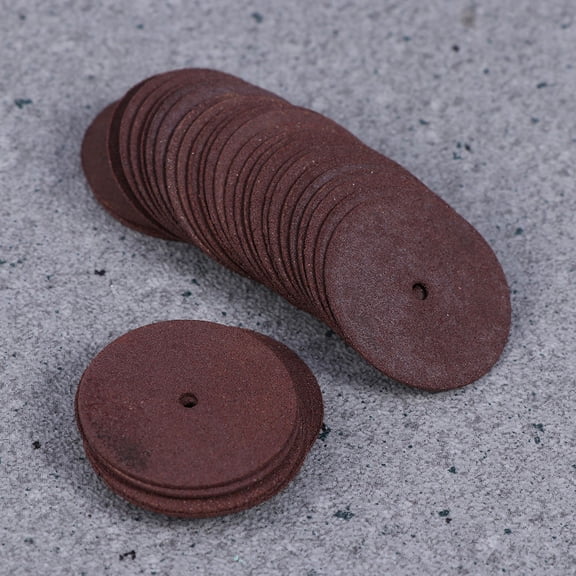 WASHWEPE 2 Boxes Heavy Duty Cutting Discs Of Abrasive Grinding Wheels For Ceramics For Rotary Tool Use Dark Red Design